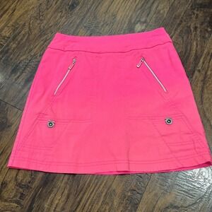 Jamie Sadock Sz 2 Skirt Skort Golf Tennis Athletic Bright Pink / pockets